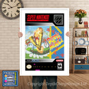 Dennis The Menace Super Nintendo GAME INSPIRED THEME Retro Gaming Poster A4 A3 A2 Or A1