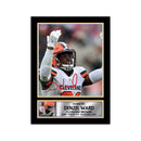 Denzel Ward Limited Edition Football Signed Print - American Footballer