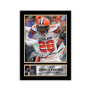Derrick Kindred Limited Edition Football Signed Print - American Footballer