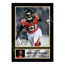 Desmond Trufant 2 Limited Edition Football Signed Print - American Footballer