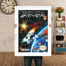 Destination Earthstar Retro GAME INSPIRED THEME Nintendo NES Gaming A4 A3 A2 Or A1 Poster Art 194