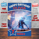 Destiny 2 The Arcstrider Hunter Inspired Style Game Kids Inspired Birthday Card (SA)