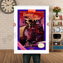 Destiny Of An Emperor Retro GAME INSPIRED THEME Nintendo NES Gaming A4 A3 A2 Or A1 Poster Art 195