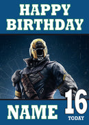 Destiny Design 5 THEME INSPIRED Kids Adult Personalised Birthday Card Birthday Card