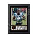 Devin Funchess 2 Limited Edition Football Signed Print - American Footballer