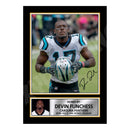 Devin Funchess 2 Limited Edition Football Signed Print - American Footballer