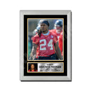Devonta Freeman 1 Limited Edition Football Signed Print - American Footballer