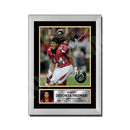 Devonta Freeman 2 Limited Edition Football Signed Print - American Footballer