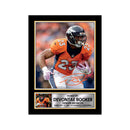Devontae Booker Limited Edition Football Signed Print - American Footballer