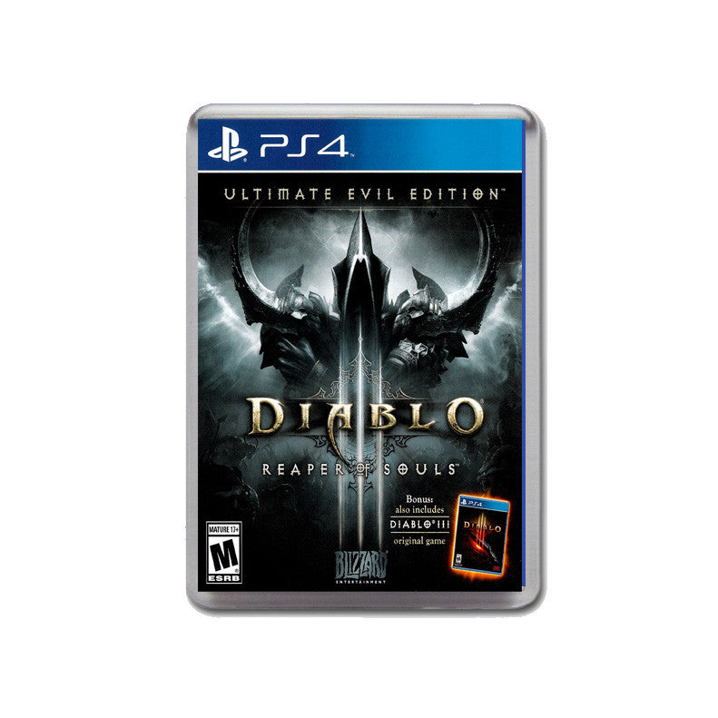 Diablo 3 Ps4 Game Inspired Retro Gaming Magnet