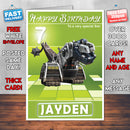 Dinotrux 2 Style Theme Personalised Kidshows Birthday Card (SA)