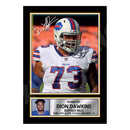 Dion Dawkins 1 Limited Edition Football Signed Print - American Footballer