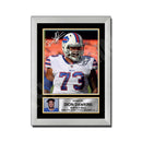 Dion Dawkins 1 Limited Edition Football Signed Print - American Footballer