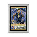 Dion Dawkins 2 Limited Edition Football Signed Print - American Footballer