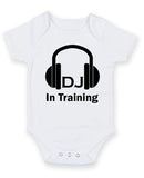 Dj In Training Personalised Baby Boy Girl Unisex Short Sleeve Bodysuit