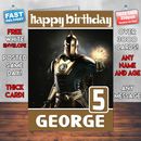 Personalised Doctor Fate Inspired Style Game Kids Inspired Birthday Card (SA)