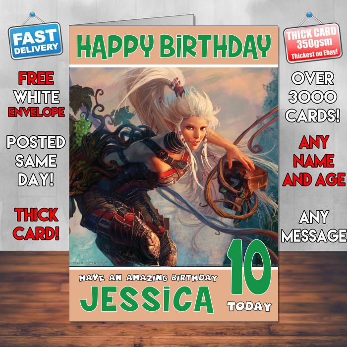 Personalised Dominance War Iii Inspired Style Game Kids Inspired Birthday Card (SA)