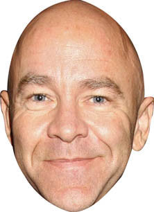 Dominic Littlewood TV STAR Celebrity Face Mask Fancy Dress Cardboard Costume Mask