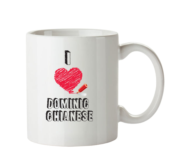 I Love Dominic Chianese Celebrity Mug Office Mug – printed mug product image 1
