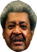 Don King BOXER Celebrity Face Mask Fancy Dress Cardboard Costume Mask