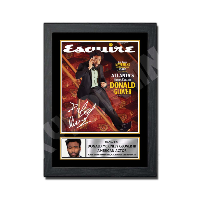 Donald Glover 1 Limited Edition Movie Signed Print