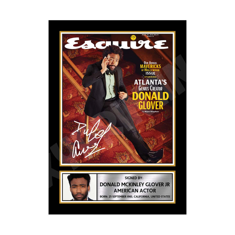 Donald Glover 1 Limited Edition Movie Signed Print