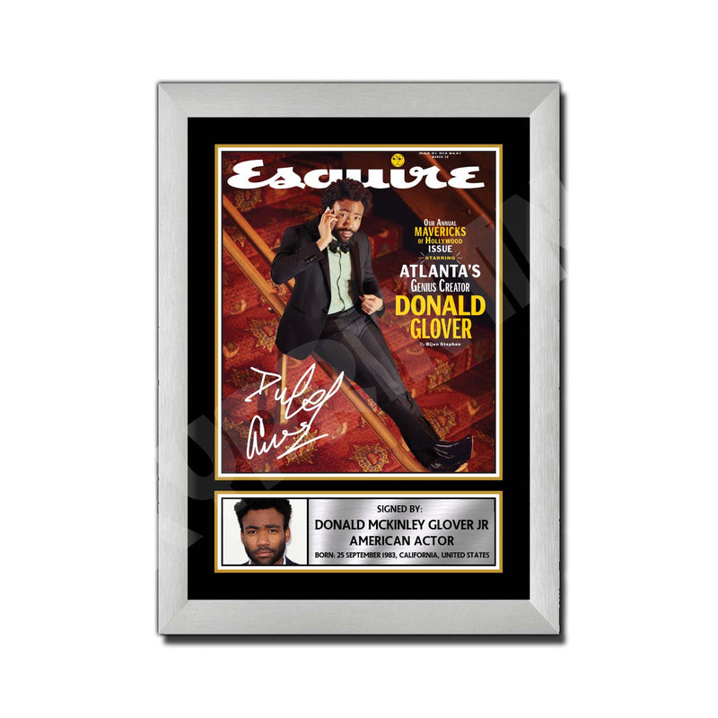 Donald Glover 1 Limited Edition Movie Signed Print