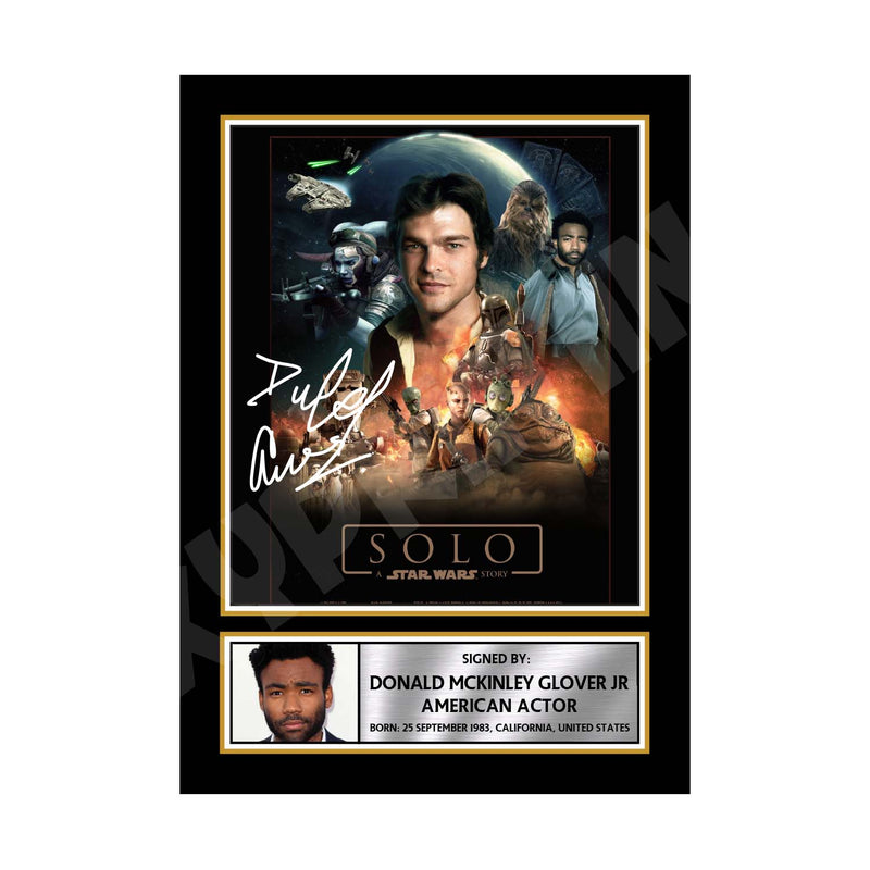 Donald Glover 2 Limited Edition Movie Signed Print