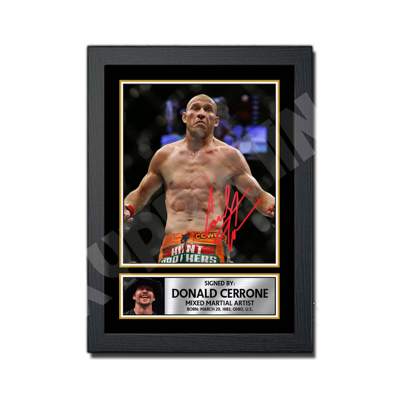 Donald “Cowboy” Cerrone 2 Limited Edition MMA Wrestler Signed Print - MMA Wrestling