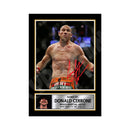 Donald "Cowboy"� Cerrone 2 Limited Edition MMA Wrestler Signed Print - MMA Wrestling