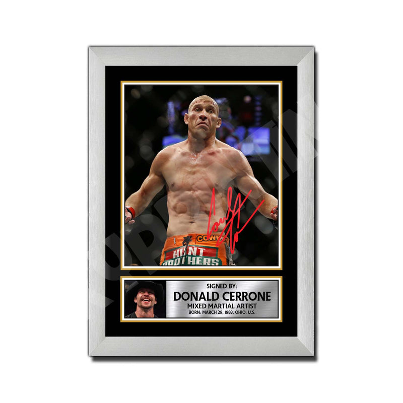 Donald “Cowboy” Cerrone 2 Limited Edition MMA Wrestler Signed Print - MMA Wrestling