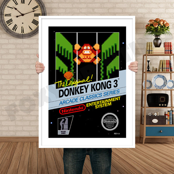 Donkey Kong 3 Retro Game Inspired Theme Nintendo NES Gaming