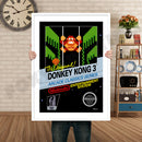 Donkey Kong 3 Retro GAME INSPIRED THEME Nintendo NES Gaming A4 A3 A2 Or A1 Poster Art 200