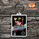 Donkey Kong JR Math Retro NES Game Cover Art Gaming Keyring