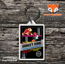 Donkey Kong Jr Retro NES Game Cover Art Gaming Keyring