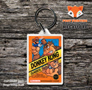 Donkey Kong 3 Retro NES Game Cover Art Gaming Keyring