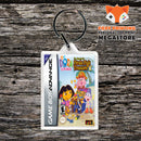 Dora The Explorer - The Search For Pirate Pig's Treasure Retro Gaming Keyring