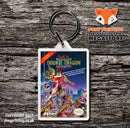 Donkey Kong Retro NES Game Cover Art Gaming Keyring