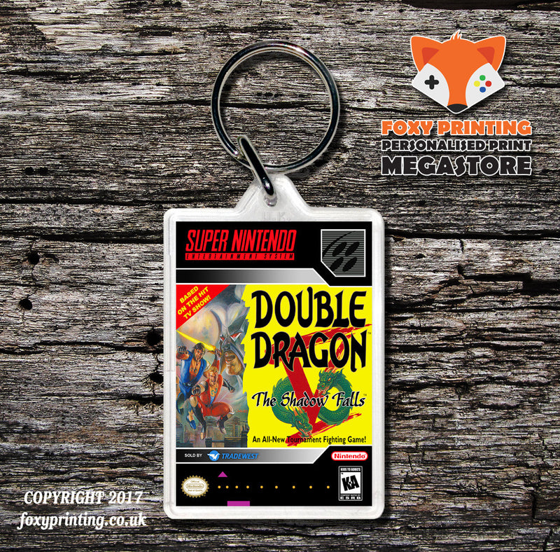 Double Dragon V Game Inspired Retro Gaming Keyring
