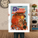 Double Dribble Retro GAME INSPIRED THEME Nintendo NES Gaming A4 A3 A2 Or A1 Poster Art 207