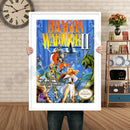 Dragon Warrior 2 Retro GAME INSPIRED THEME Nintendo NES Gaming A4 A3 A2 Or A1 Poster Art 216