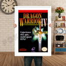 Dragon Warrior 4 Retro GAME INSPIRED THEME Nintendo NES Gaming A4 A3 A2 Or A1 Poster Art 218