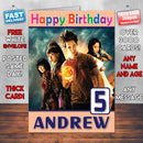 Dragon Ball 2 Theme Style Personalised Kids Inspired Movie Birthday Card (SA)