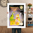 Dragons Lair Retro GAME INSPIRED THEME Nintendo NES Gaming A4 A3 A2 Or A1 Poster Art 219