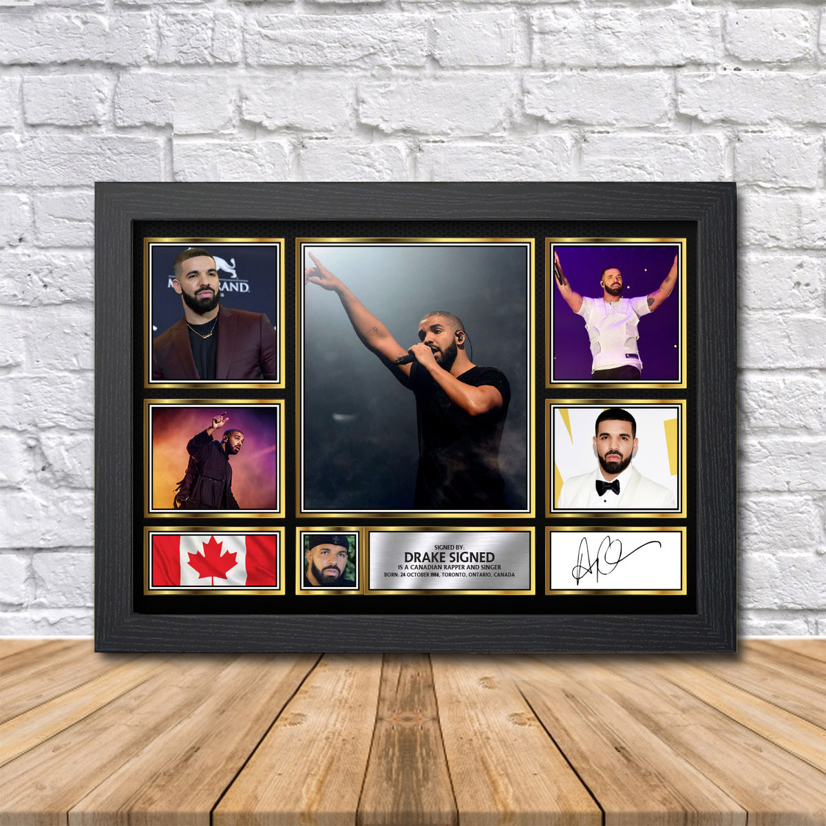Drake Printed Signature Print