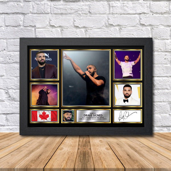 Drake Printed Signature Print – Reproduction Print