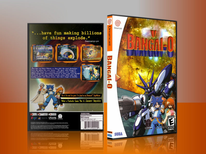Sega Dreamcast Dc REPLACEMENT GAME CASE for Bangaio