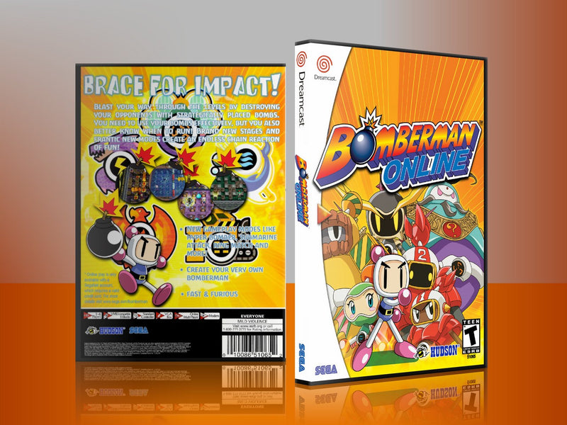 Sega Dreamcast Dc REPLACEMENT GAME CASE for Bomberman online 2