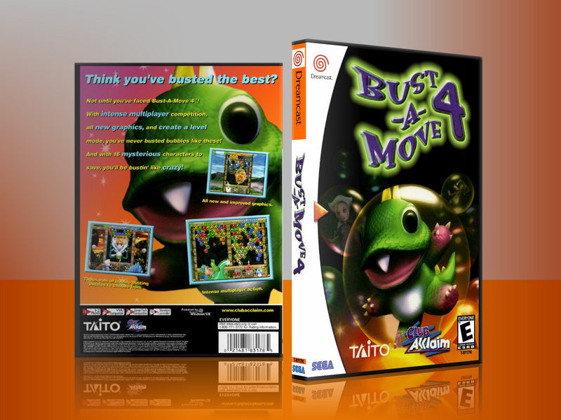 Sega Dreamcast Dc REPLACEMENT GAME CASE for Bust a move4 2