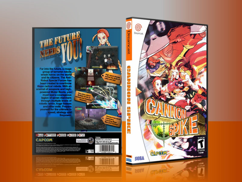 Sega Dreamcast Dc REPLACEMENT GAME CASE for Cannons pike 2